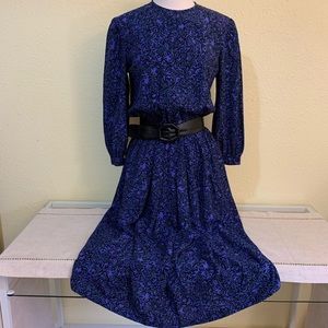 Vintage Neiman Marcus dress and belt